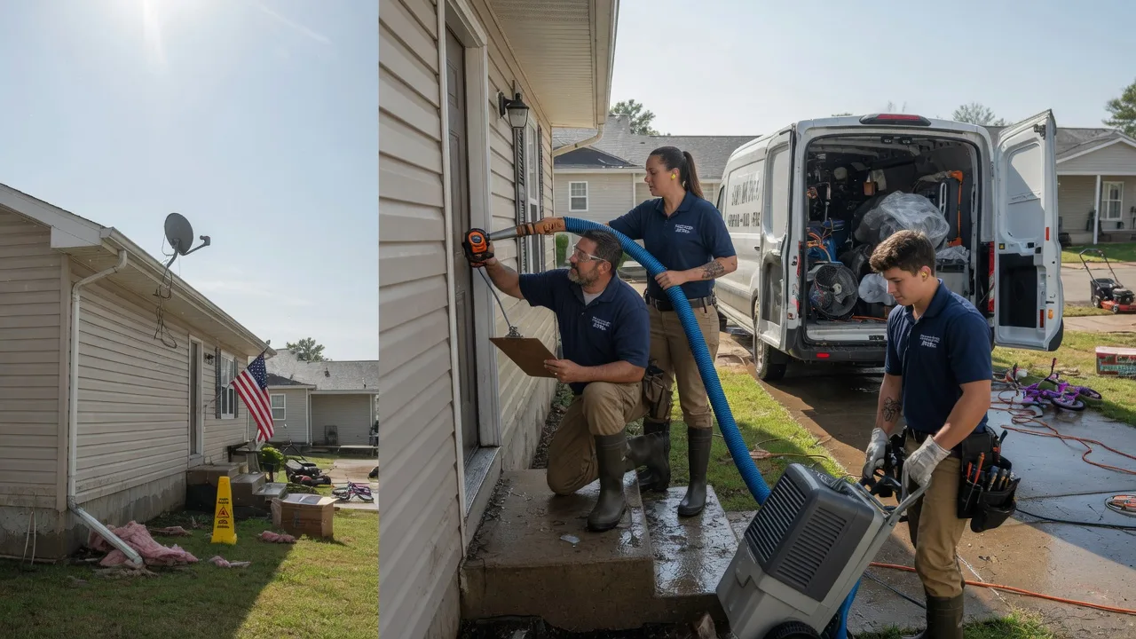 Ceiling Water Damage Restoration in Orland, IN near me